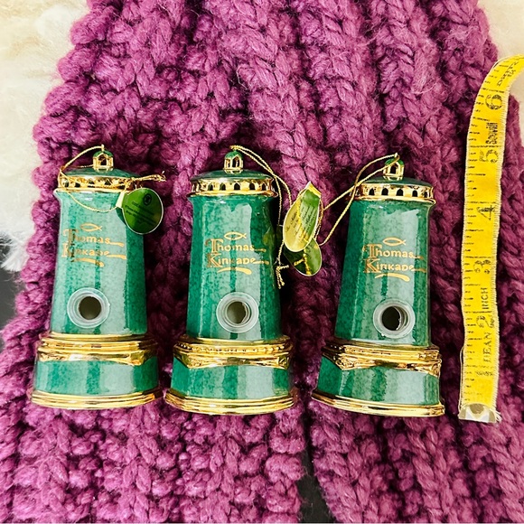 THOMAS KINKADE Set of 3 SEASIDE REFLECTIONS Evening Majesty Sea of Tranquility.. - Picture 10 of 10